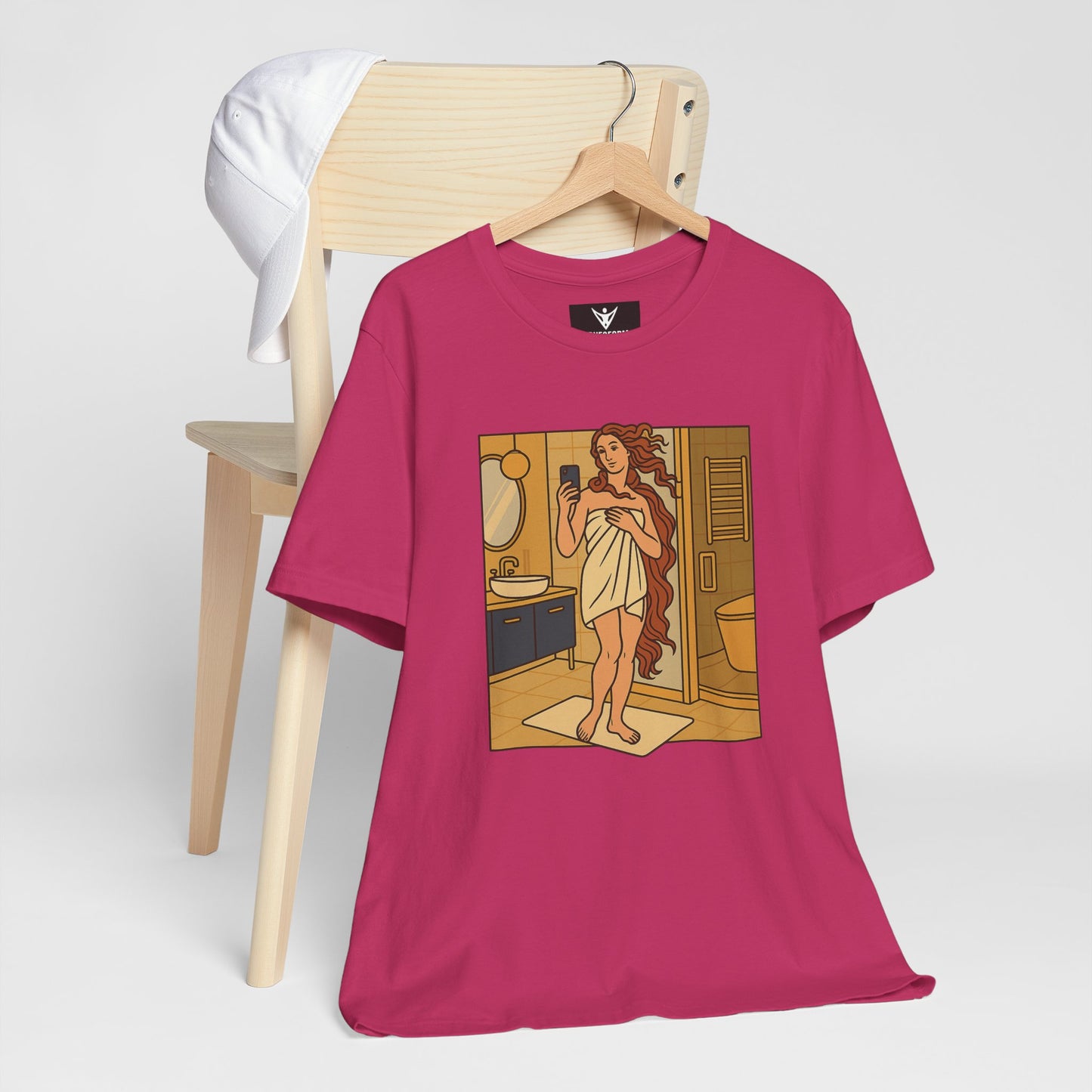 Birth of Venus Bathroom Selfie - Modern Muse Art Tee