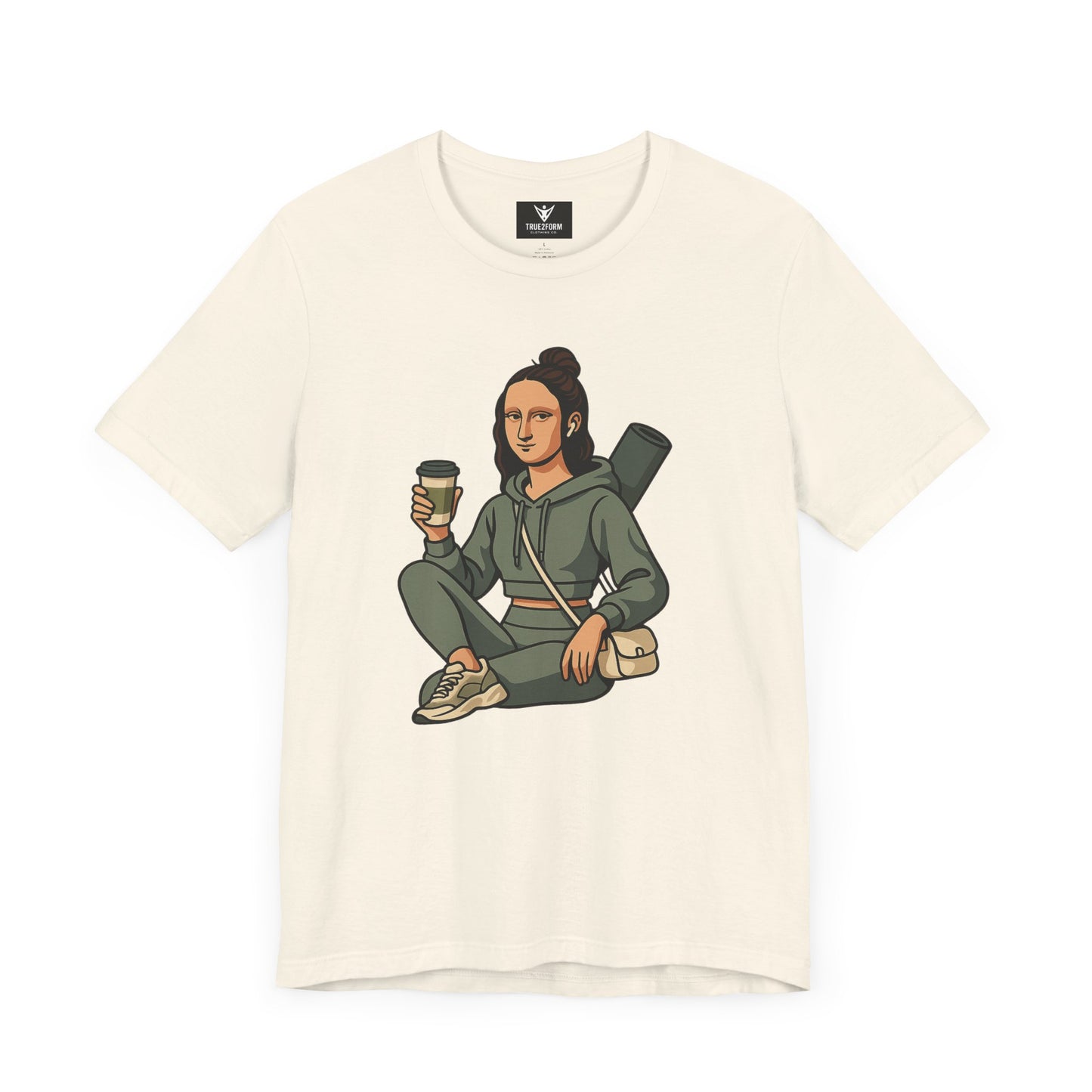 Mona Lisa Matcha – Luxe Athleisure Art Tee