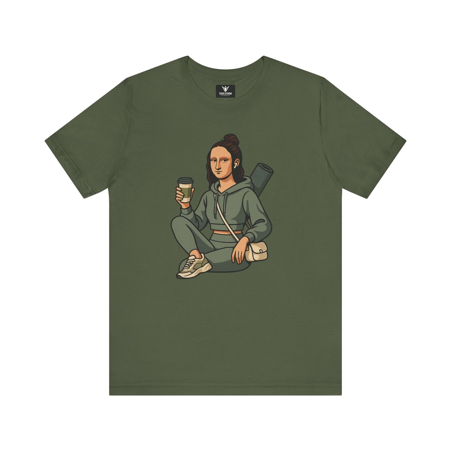 Mona Lisa Matcha – Luxe Athleisure Art Tee