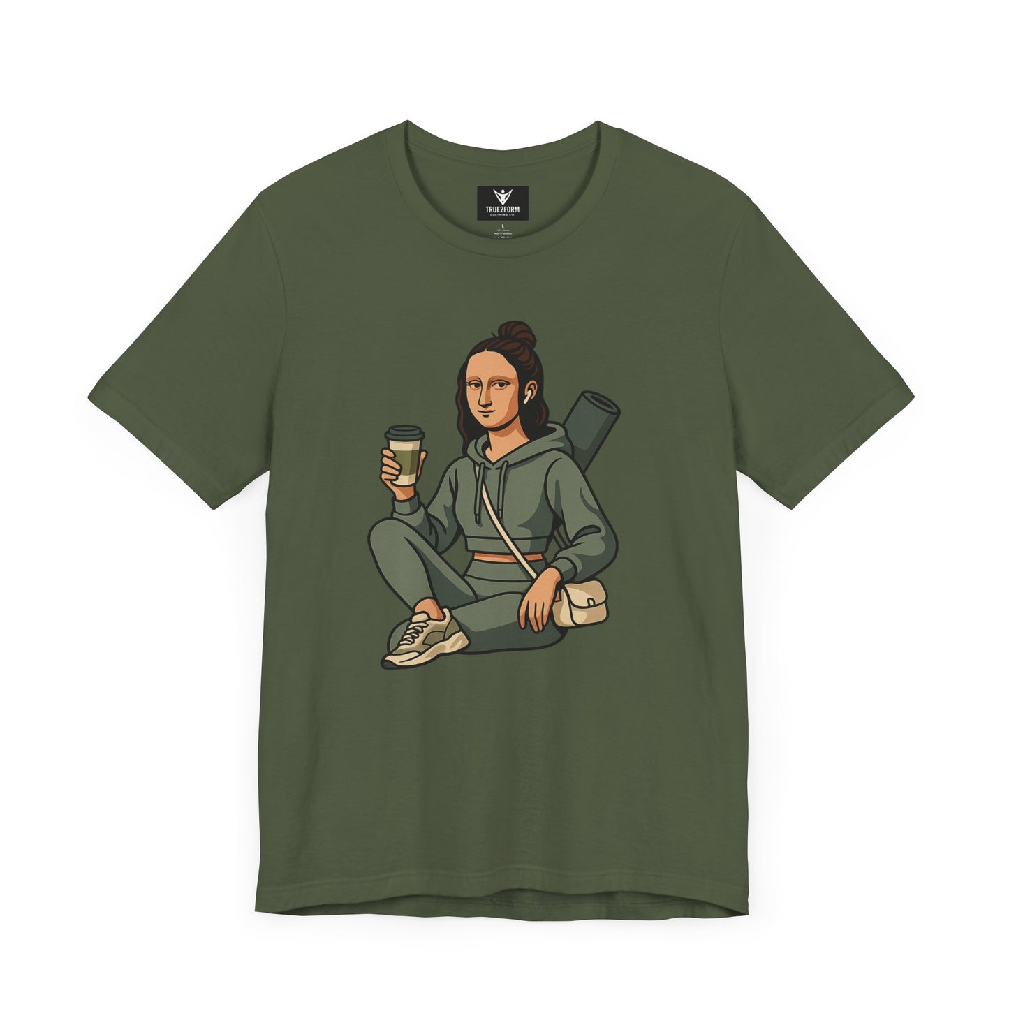 Mona Lisa Matcha – Luxe Athleisure Art Tee