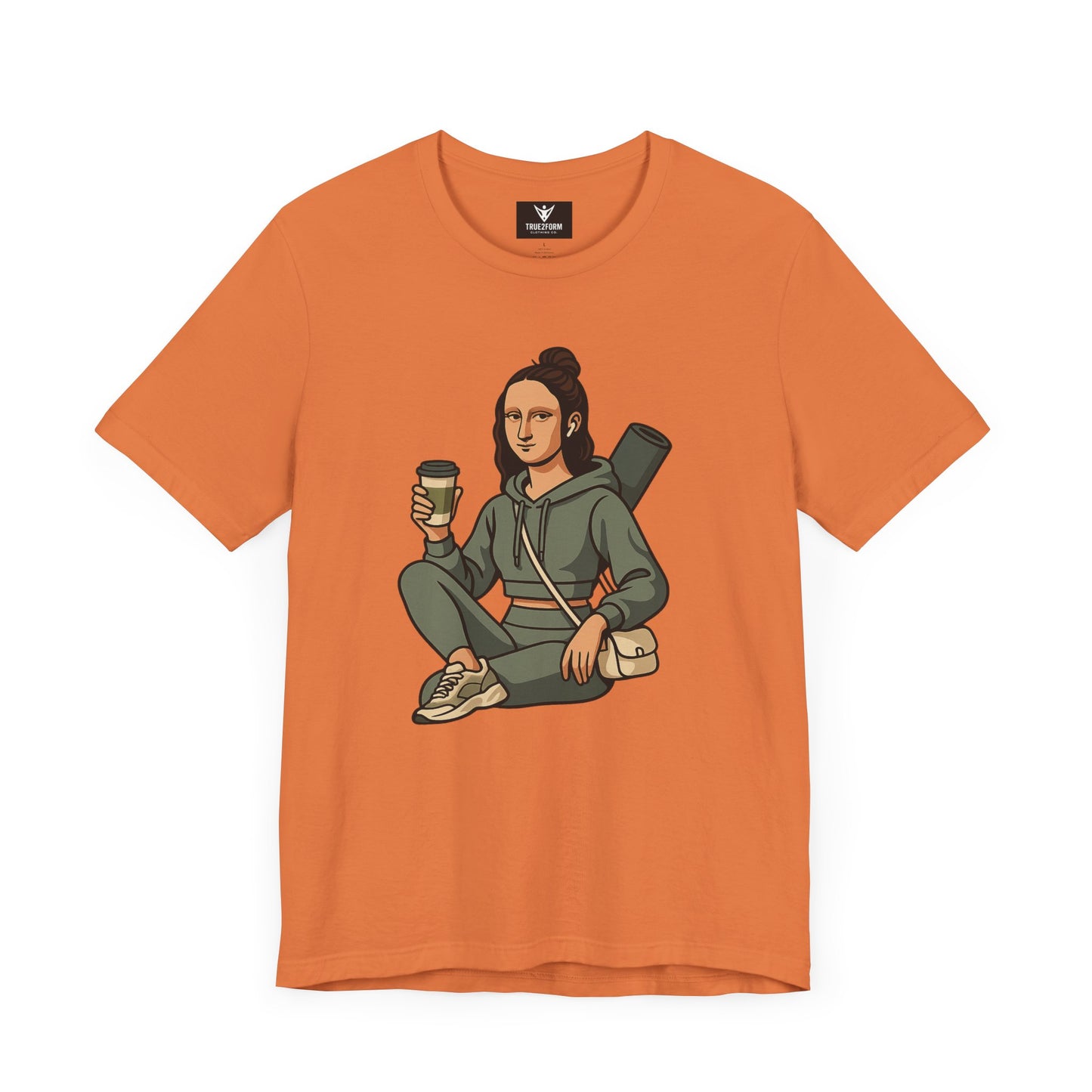 Mona Lisa Matcha – Luxe Athleisure Art Tee