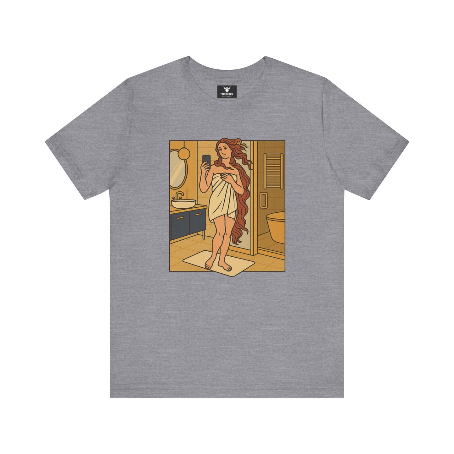 Birth of Venus Bathroom Selfie - Modern Muse Art Tee