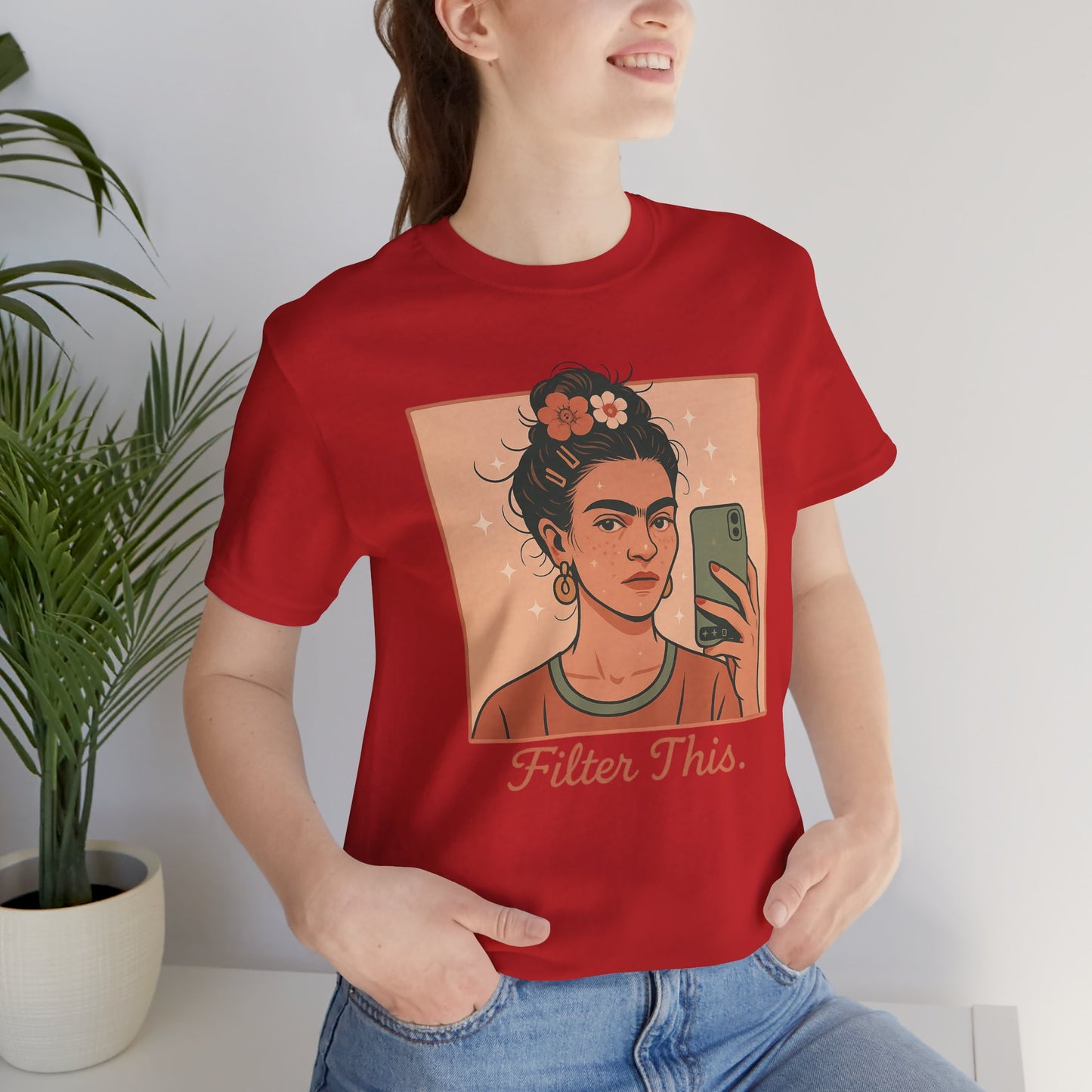 Modern Muse Art Tee - Frida, Filtered