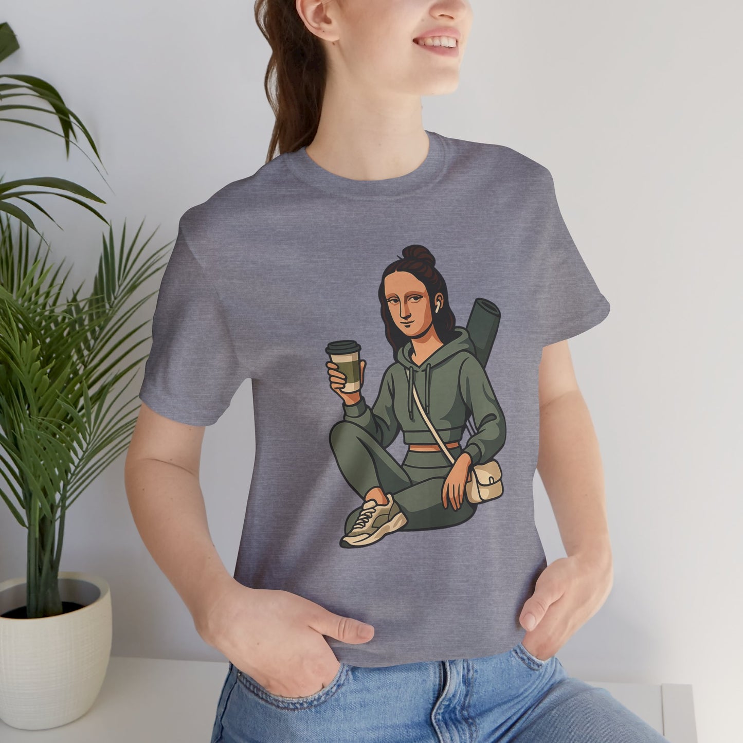 Mona Lisa Matcha – Luxe Athleisure Art Tee