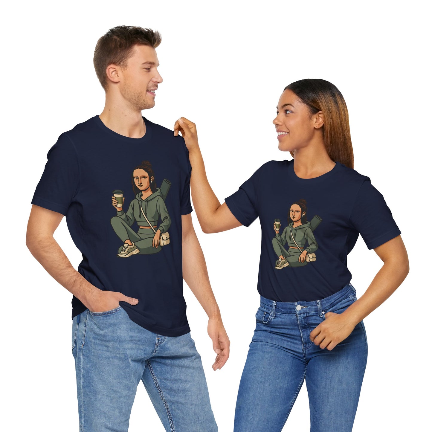 Mona Lisa Matcha – Luxe Athleisure Art Tee