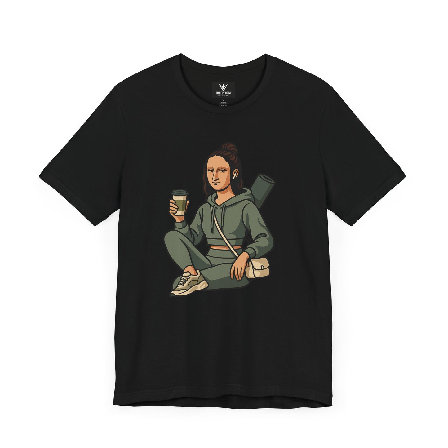 Mona Lisa Matcha – Luxe Athleisure Art Tee