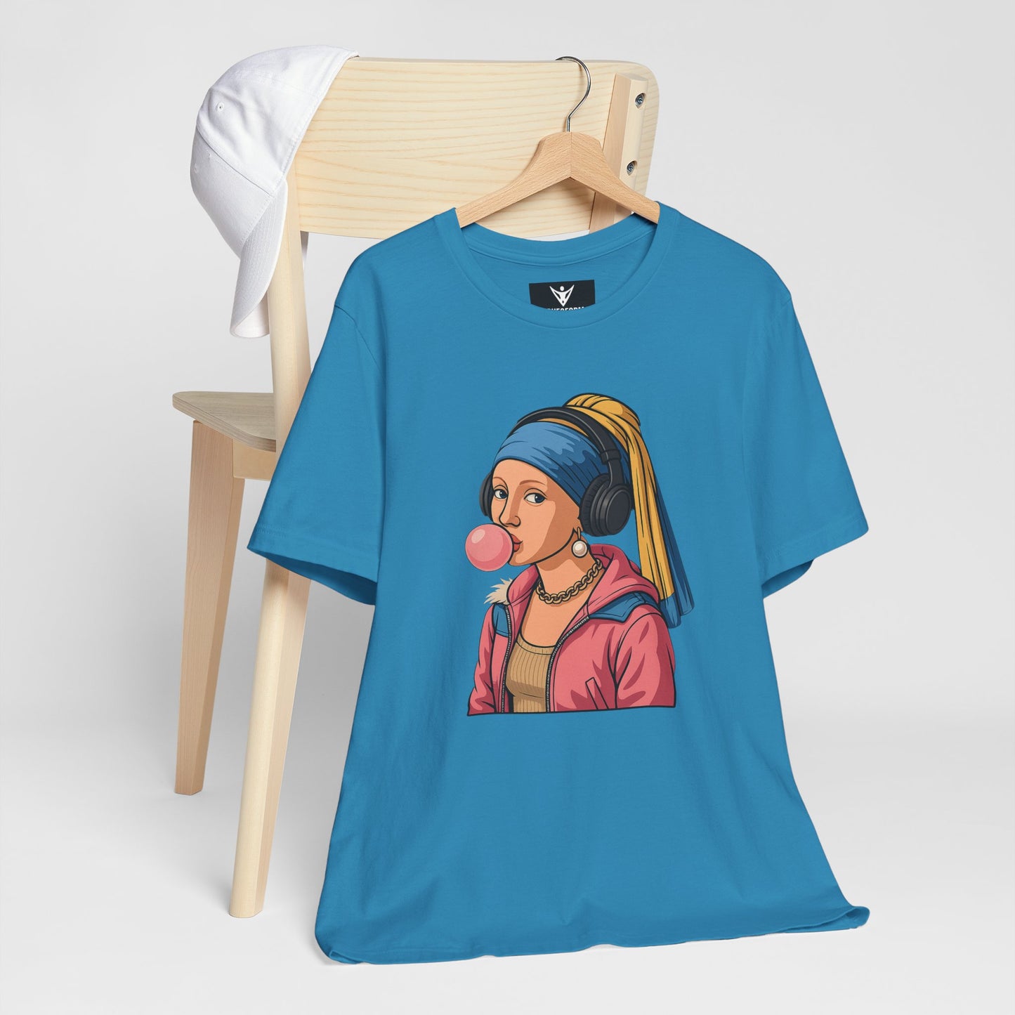 Modern Muse Tee – “Girl with the Bubblegum”