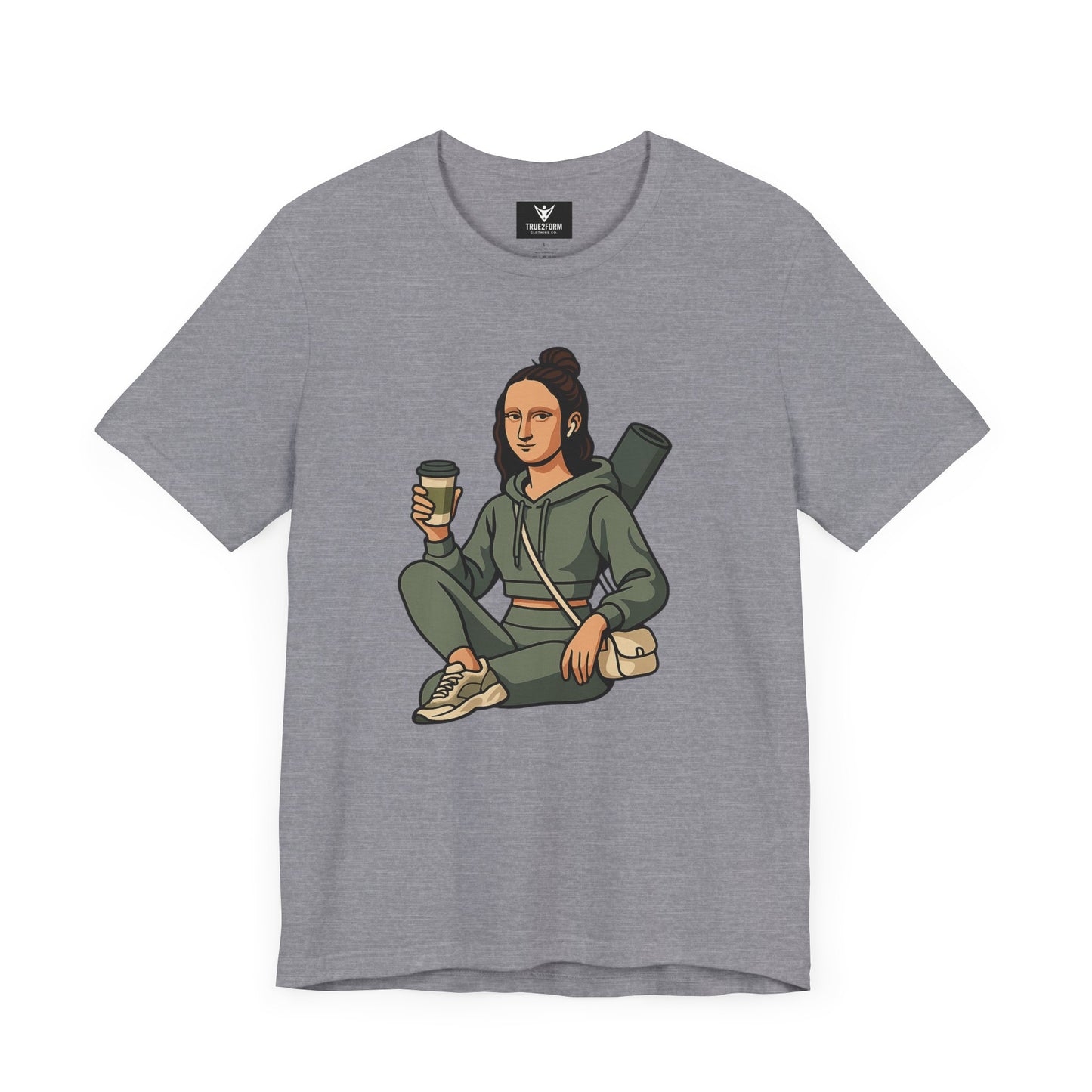 Mona Lisa Matcha – Luxe Athleisure Art Tee