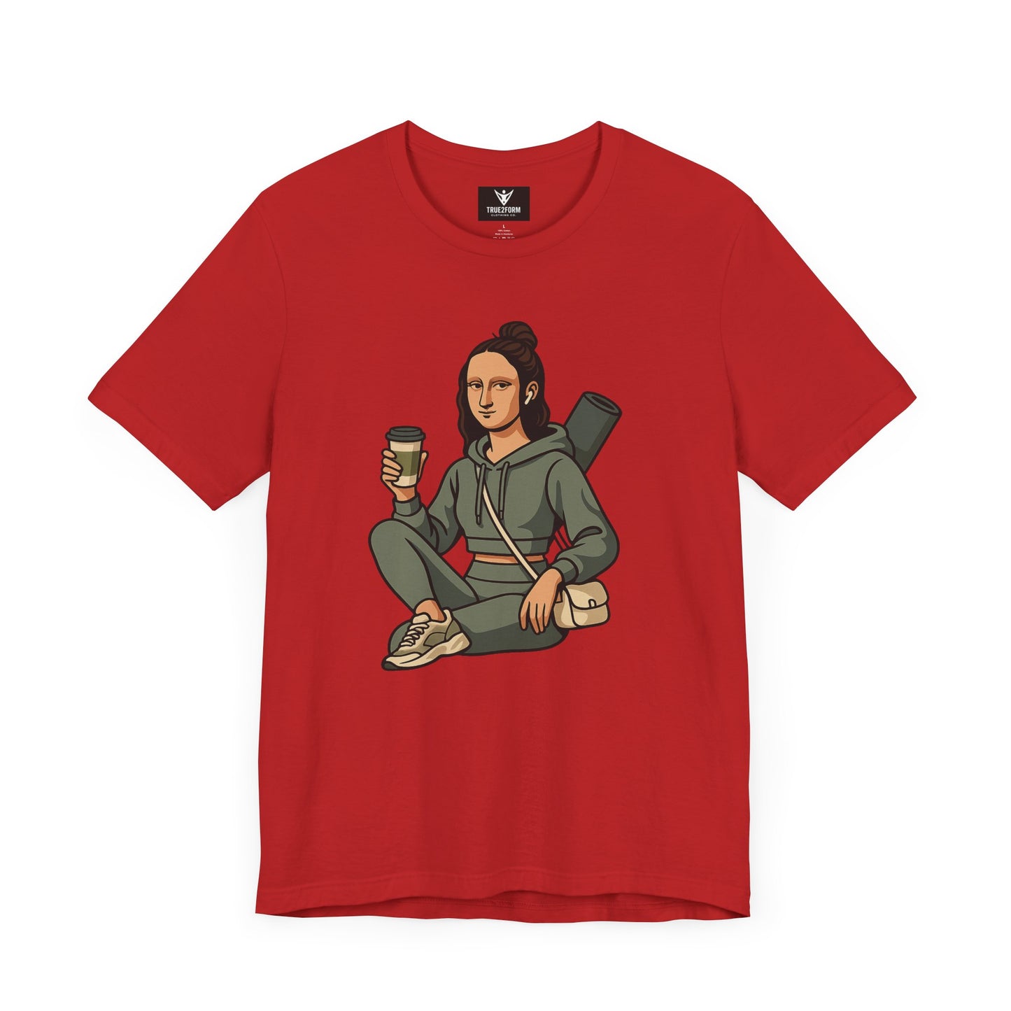 Mona Lisa Matcha – Luxe Athleisure Art Tee