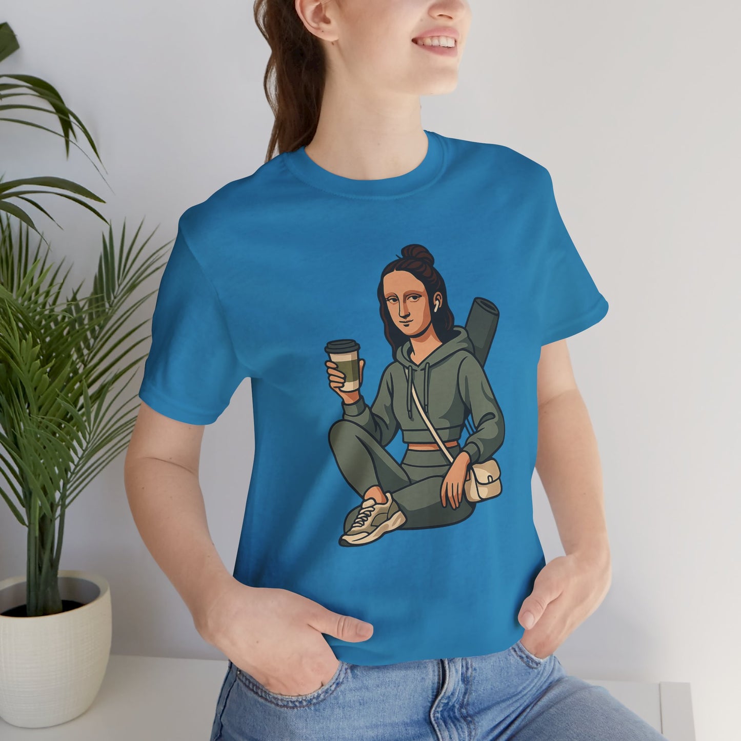 Mona Lisa Matcha – Luxe Athleisure Art Tee