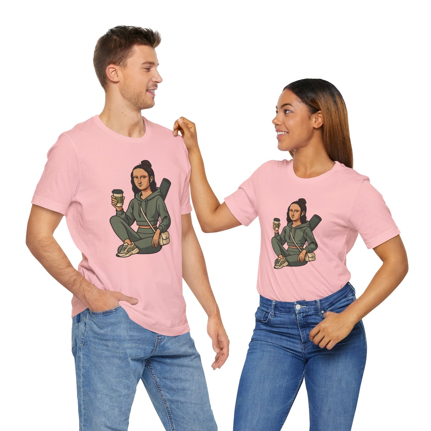 Mona Lisa Matcha – Luxe Athleisure Art Tee