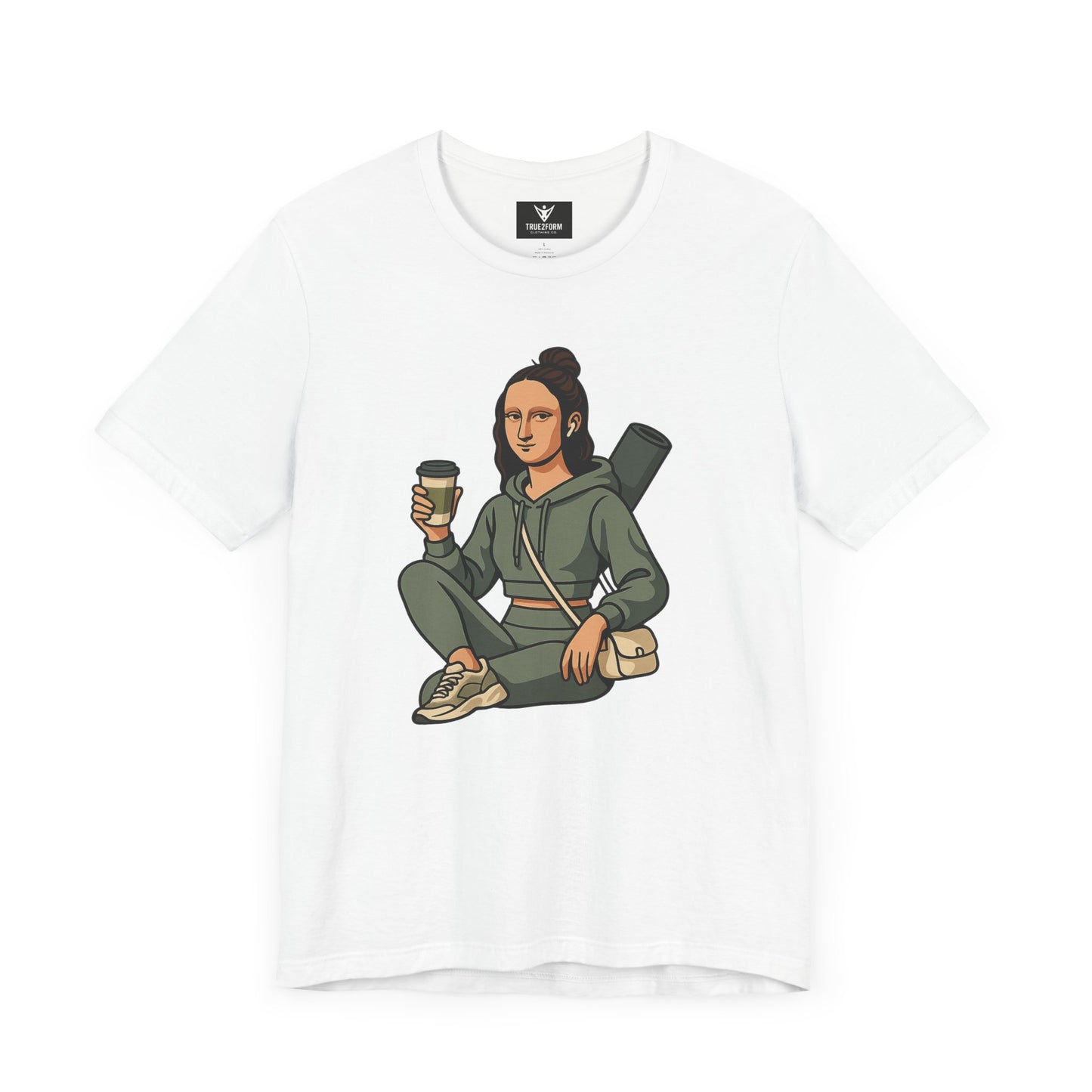 Mona Lisa Matcha – Luxe Athleisure Art Tee