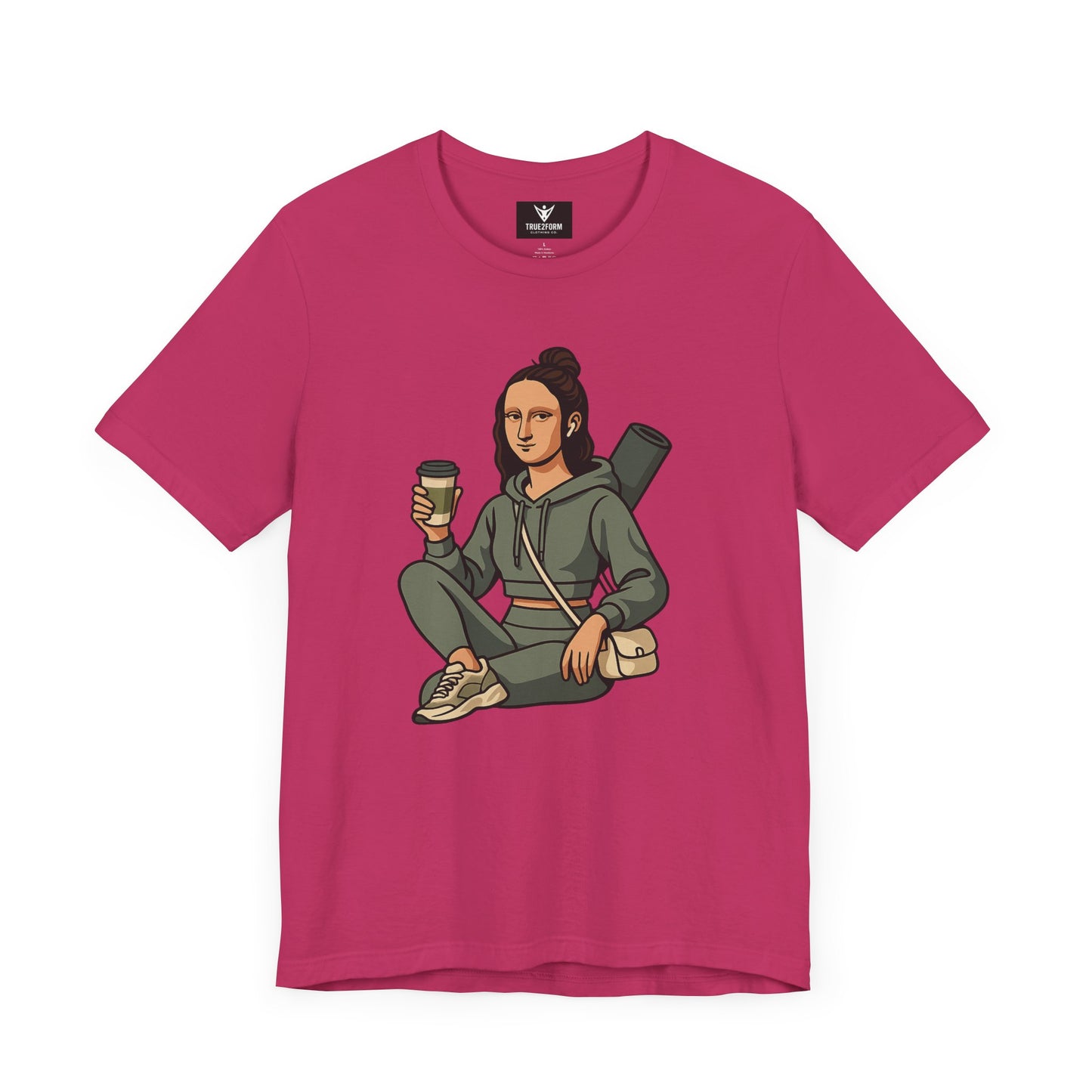 Mona Lisa Matcha – Luxe Athleisure Art Tee