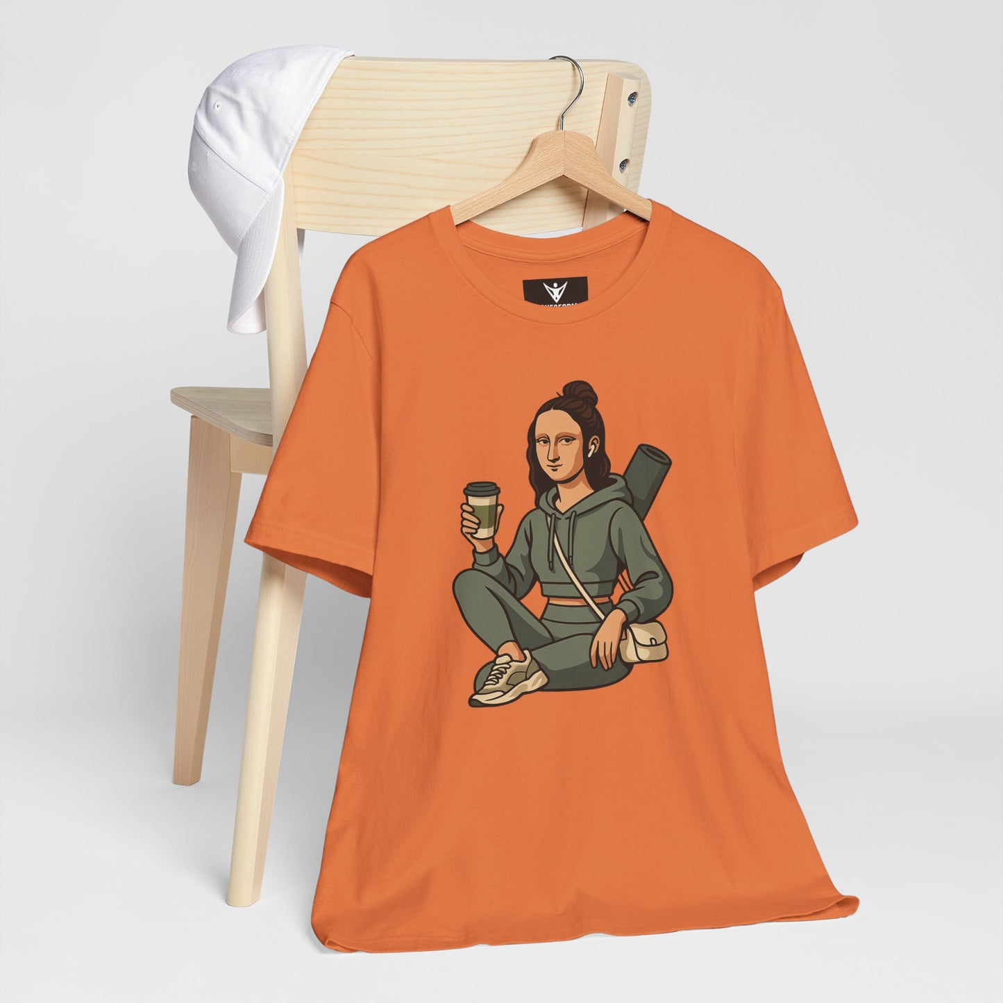 Mona Lisa Matcha – Luxe Athleisure Art Tee