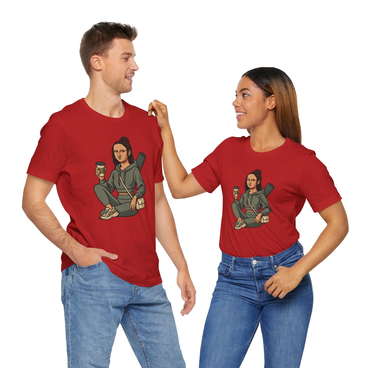 Mona Lisa Matcha – Luxe Athleisure Art Tee
