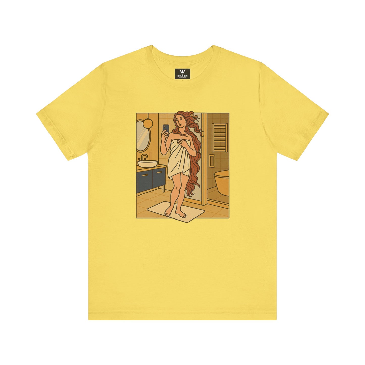 Birth of Venus Bathroom Selfie - Modern Muse Art Tee