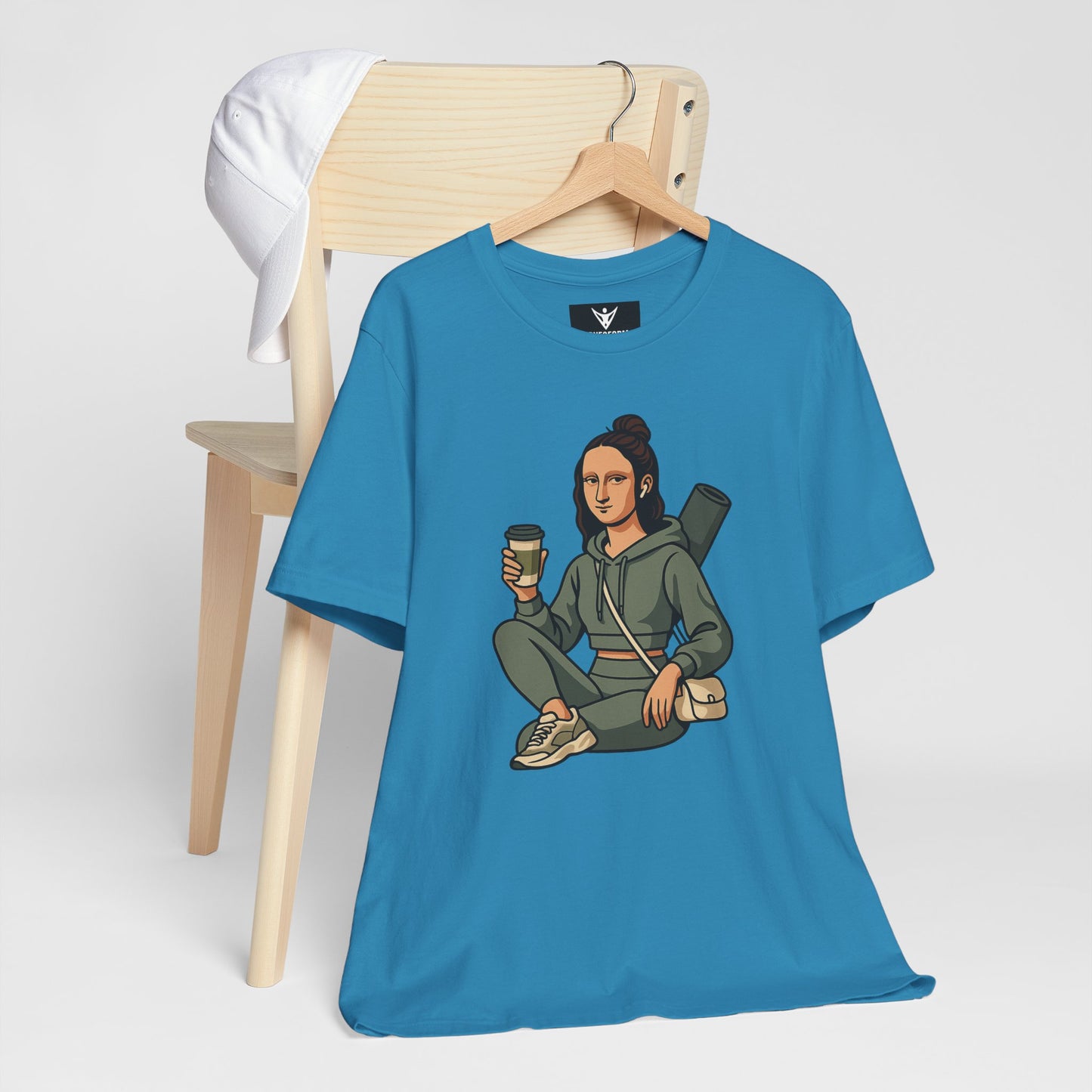 Mona Lisa Matcha – Luxe Athleisure Art Tee