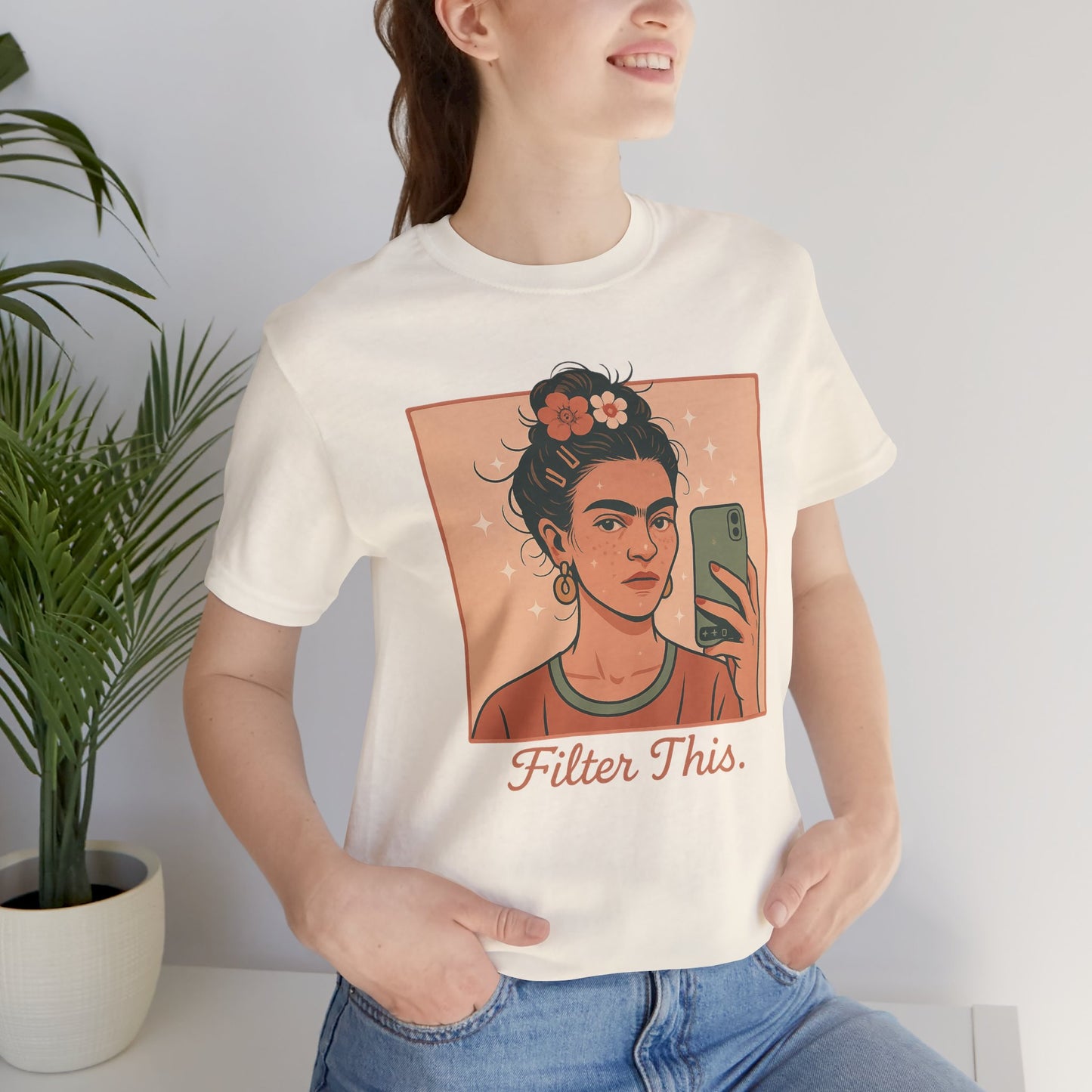 Modern Muse Art Tee - Frida, Filtered