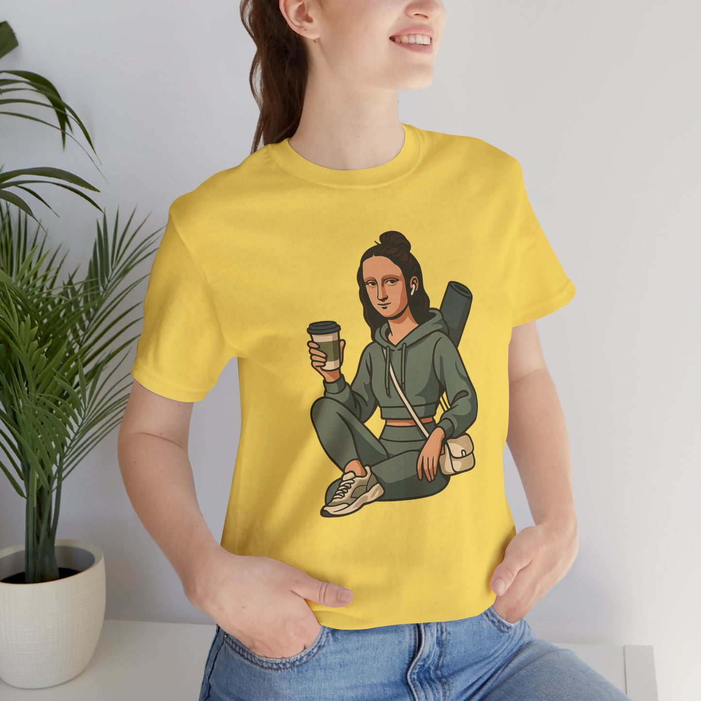 Mona Lisa Matcha – Luxe Athleisure Art Tee