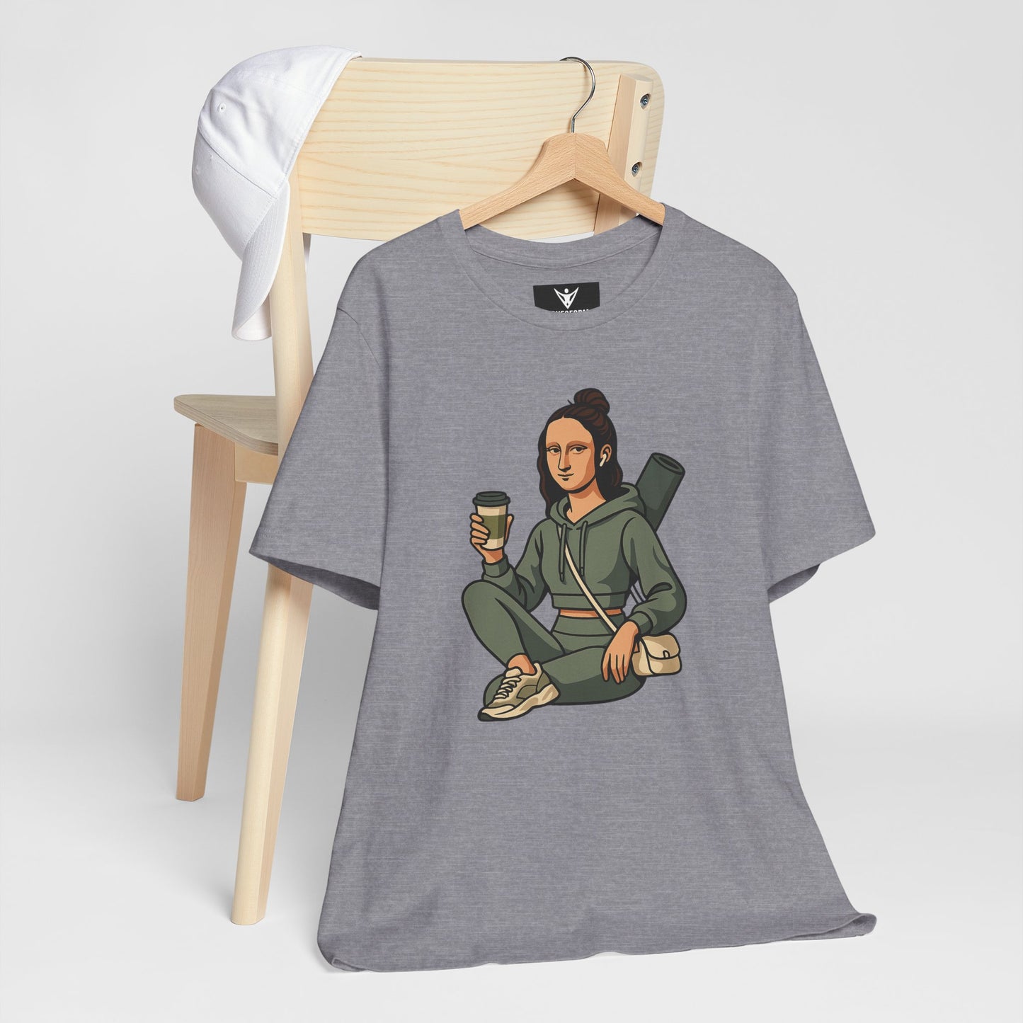 Mona Lisa Matcha – Luxe Athleisure Art Tee