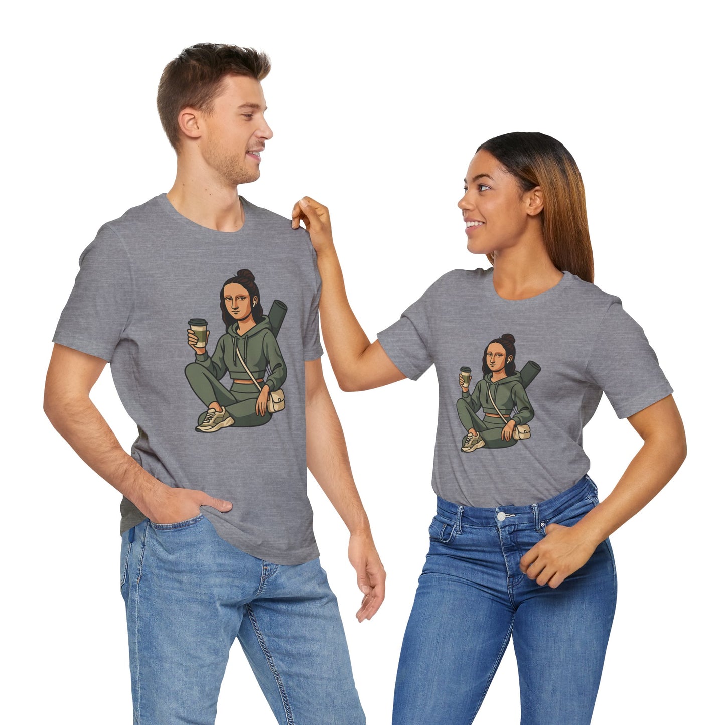 Mona Lisa Matcha – Luxe Athleisure Art Tee