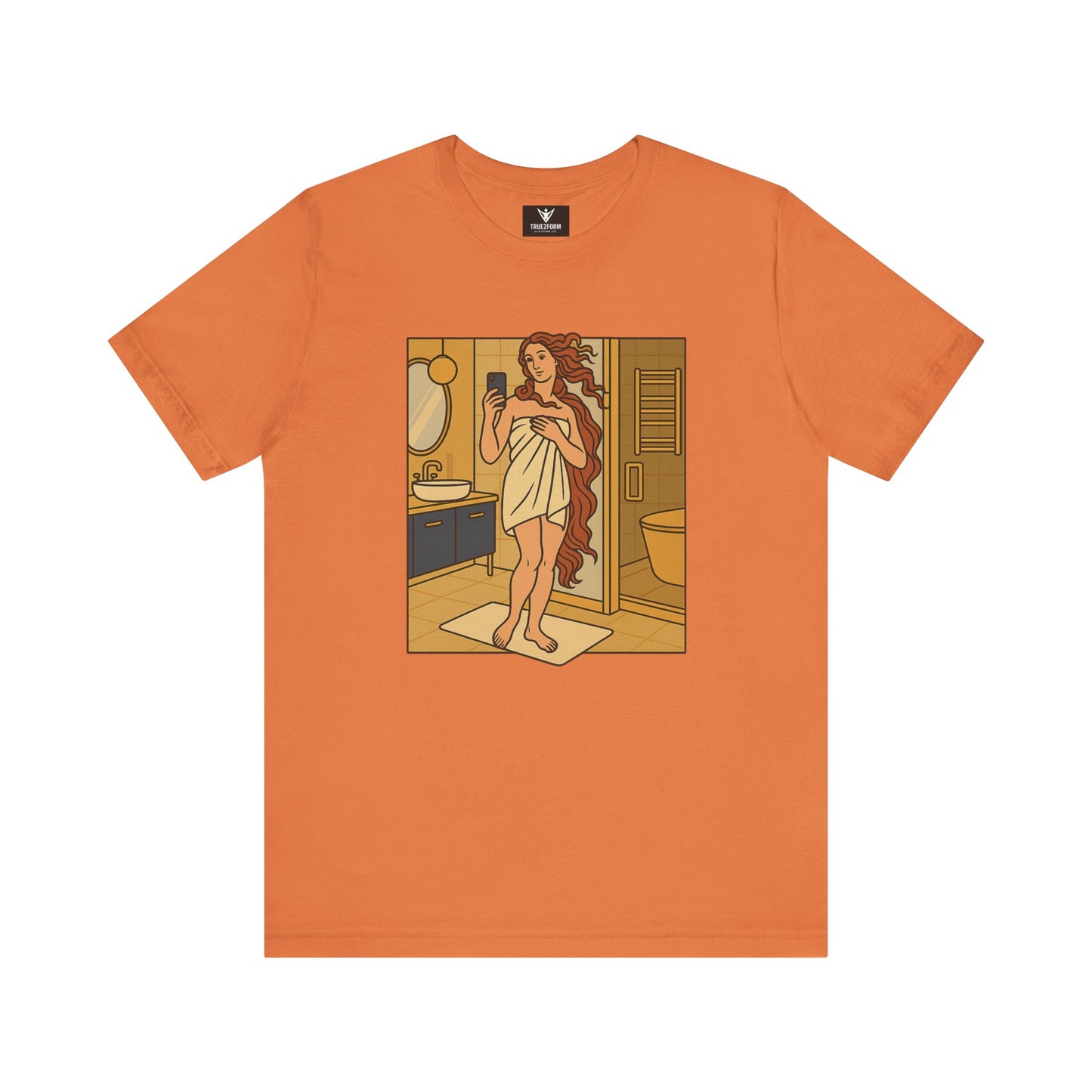 Birth of Venus Bathroom Selfie - Modern Muse Art Tee