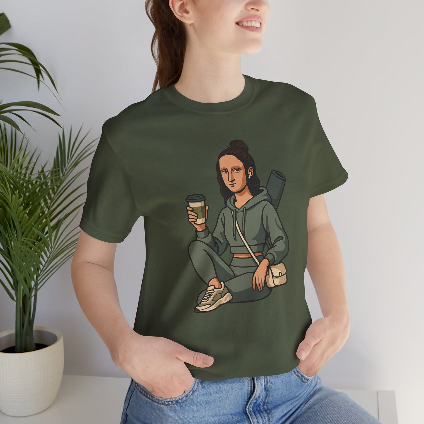 Mona Lisa Matcha – Luxe Athleisure Art Tee