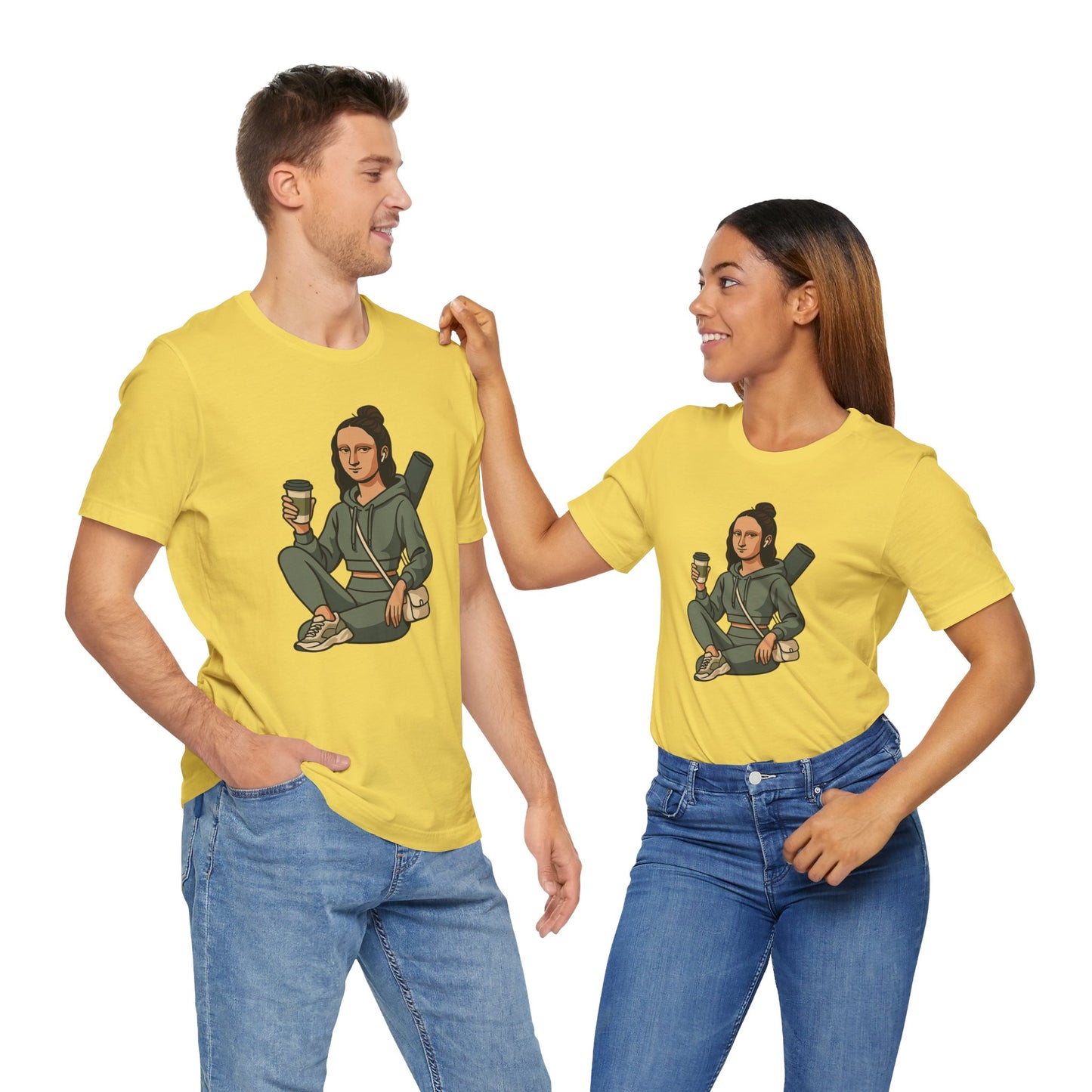 Mona Lisa Matcha – Luxe Athleisure Art Tee