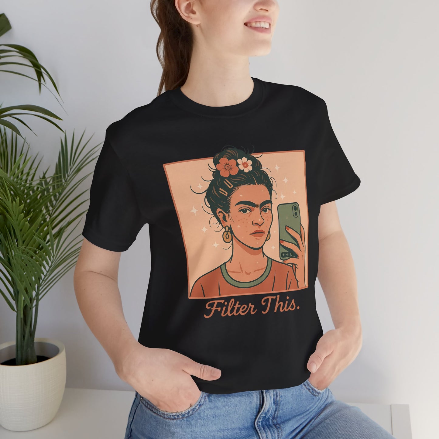 Modern Muse Art Tee - Frida, Filtered