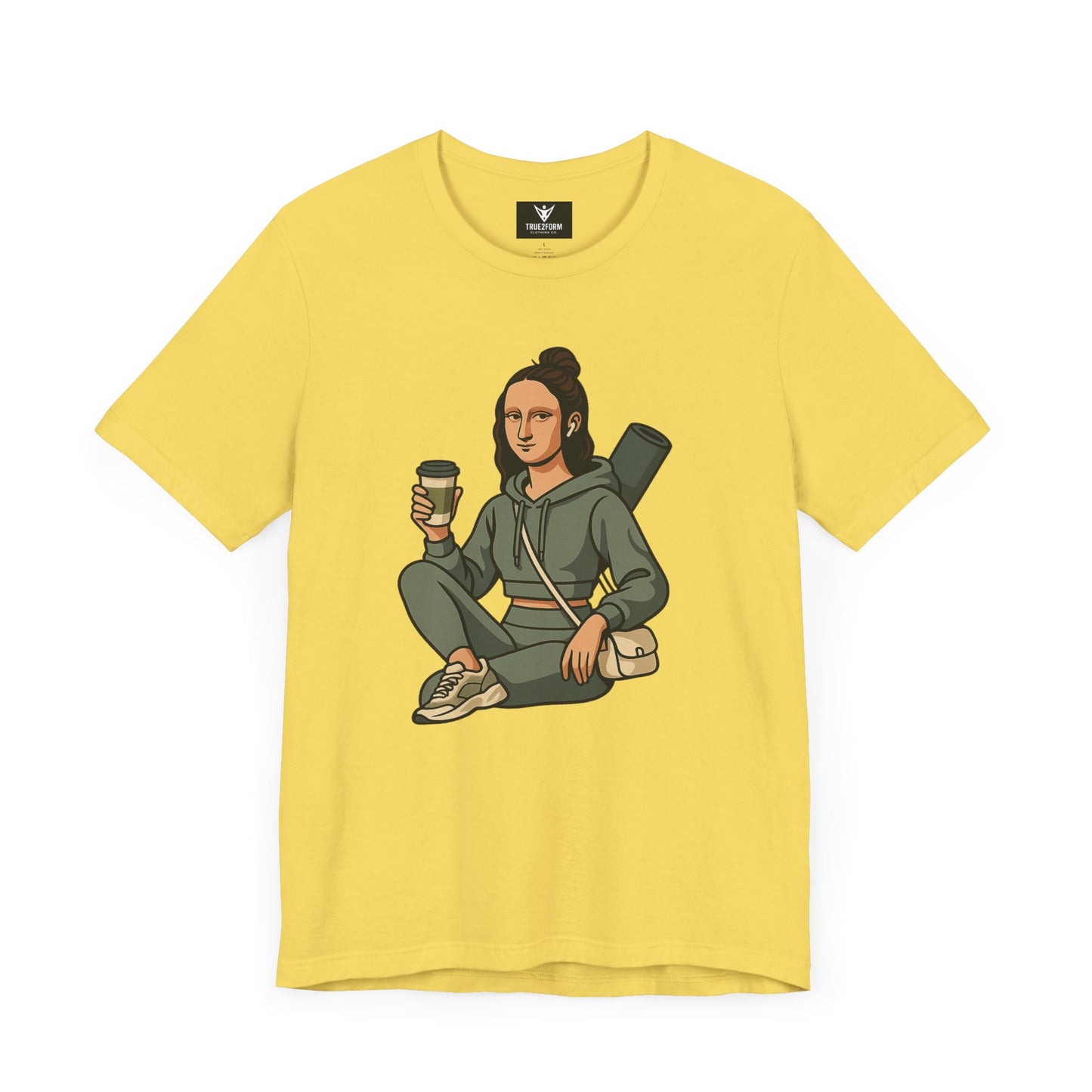 Mona Lisa Matcha – Luxe Athleisure Art Tee