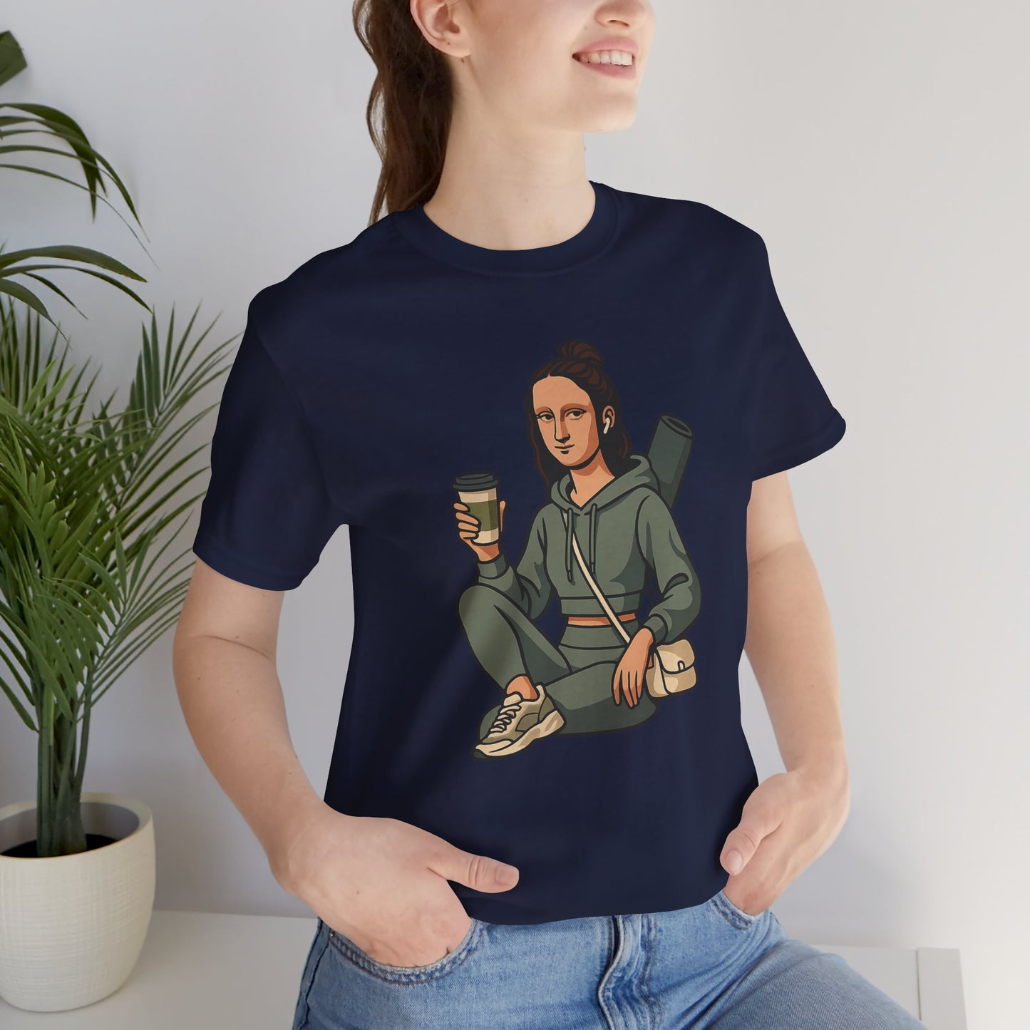 Mona Lisa Matcha – Luxe Athleisure Art Tee