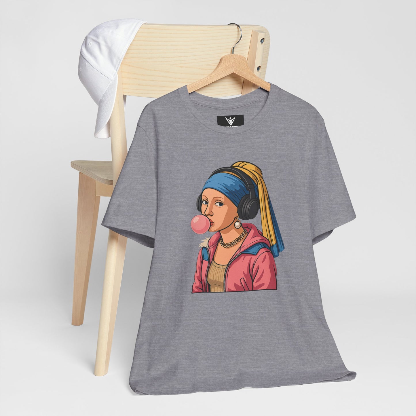 Modern Muse Tee – “Girl with the Bubblegum”