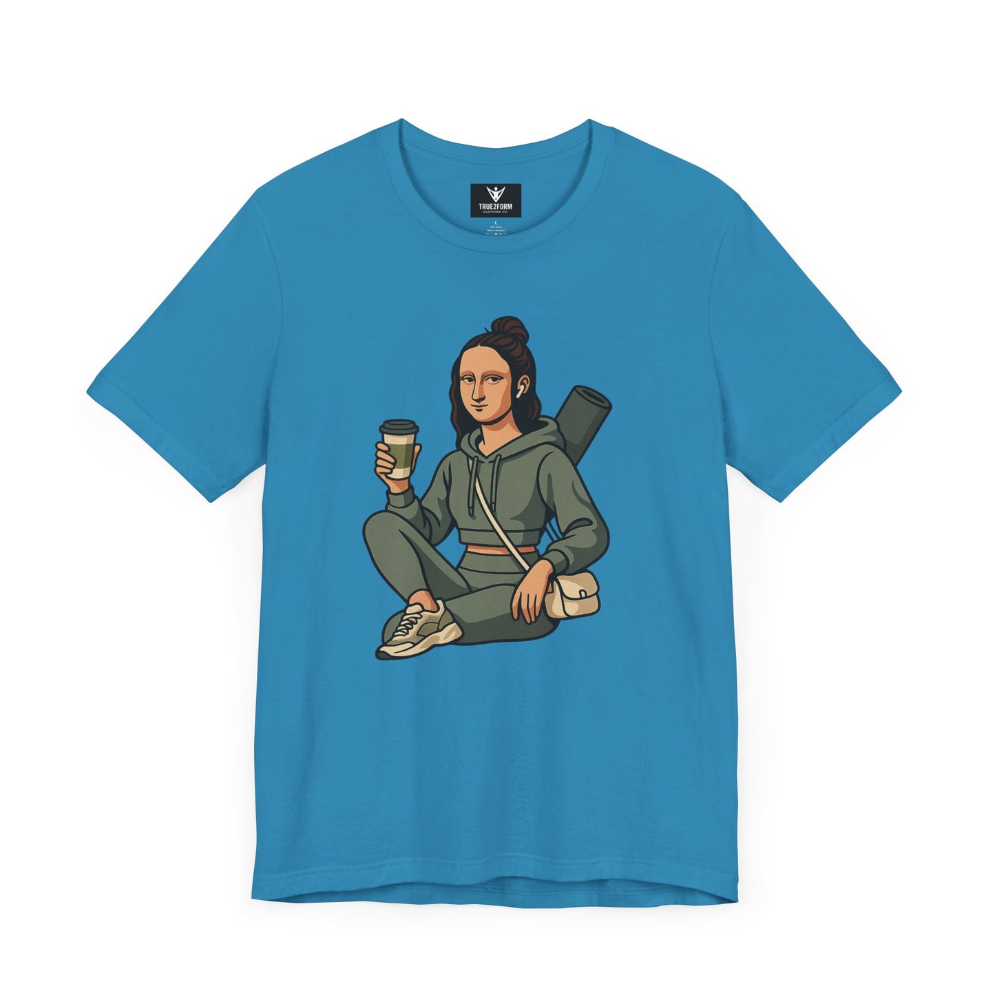 Mona Lisa Matcha – Luxe Athleisure Art Tee
