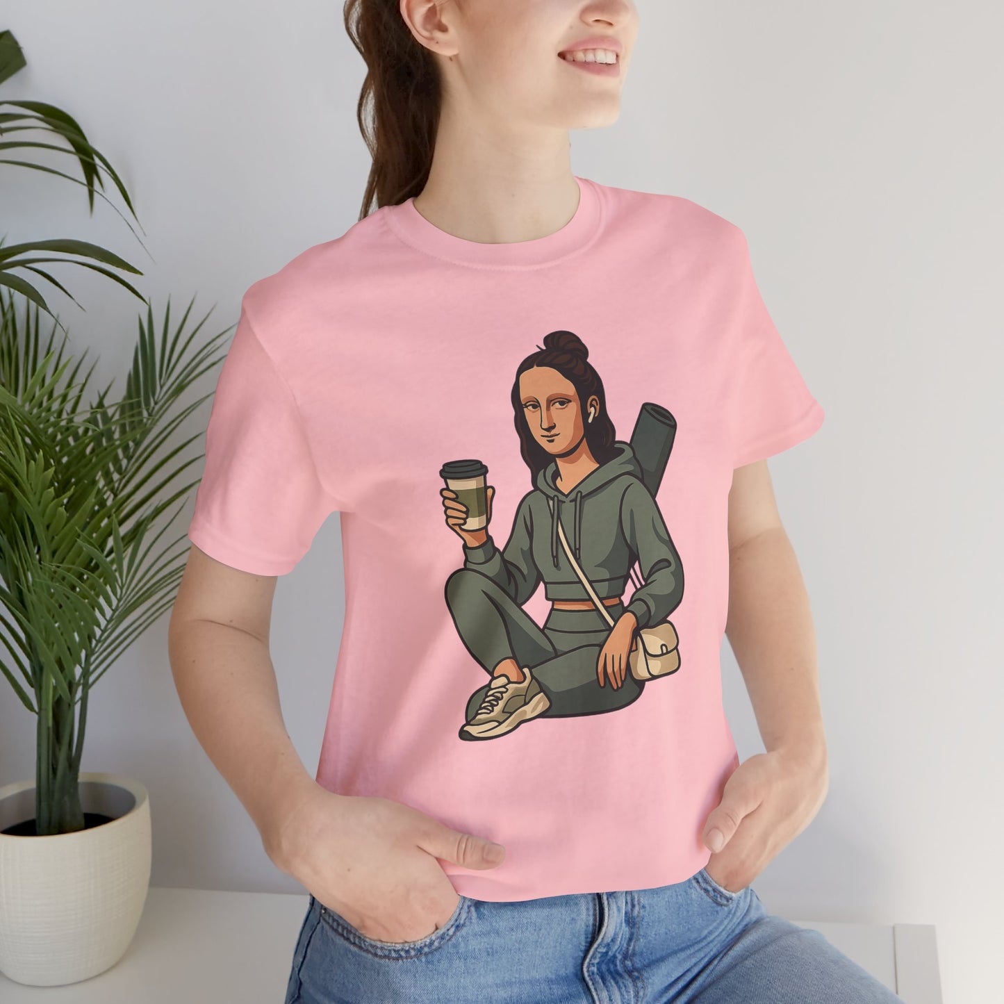 Mona Lisa Matcha – Luxe Athleisure Art Tee