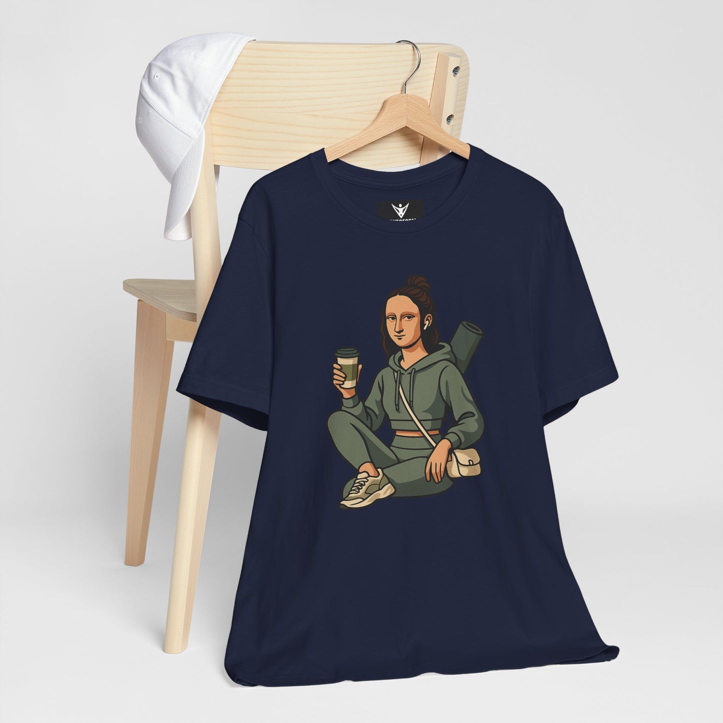 Mona Lisa Matcha – Luxe Athleisure Art Tee