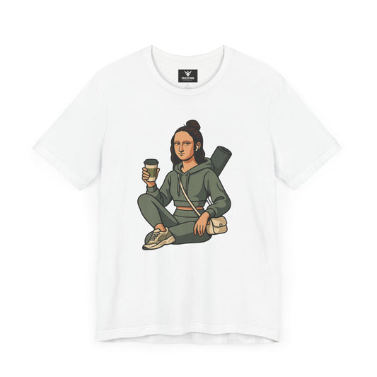 Mona Lisa Matcha – Luxe Athleisure Art Tee