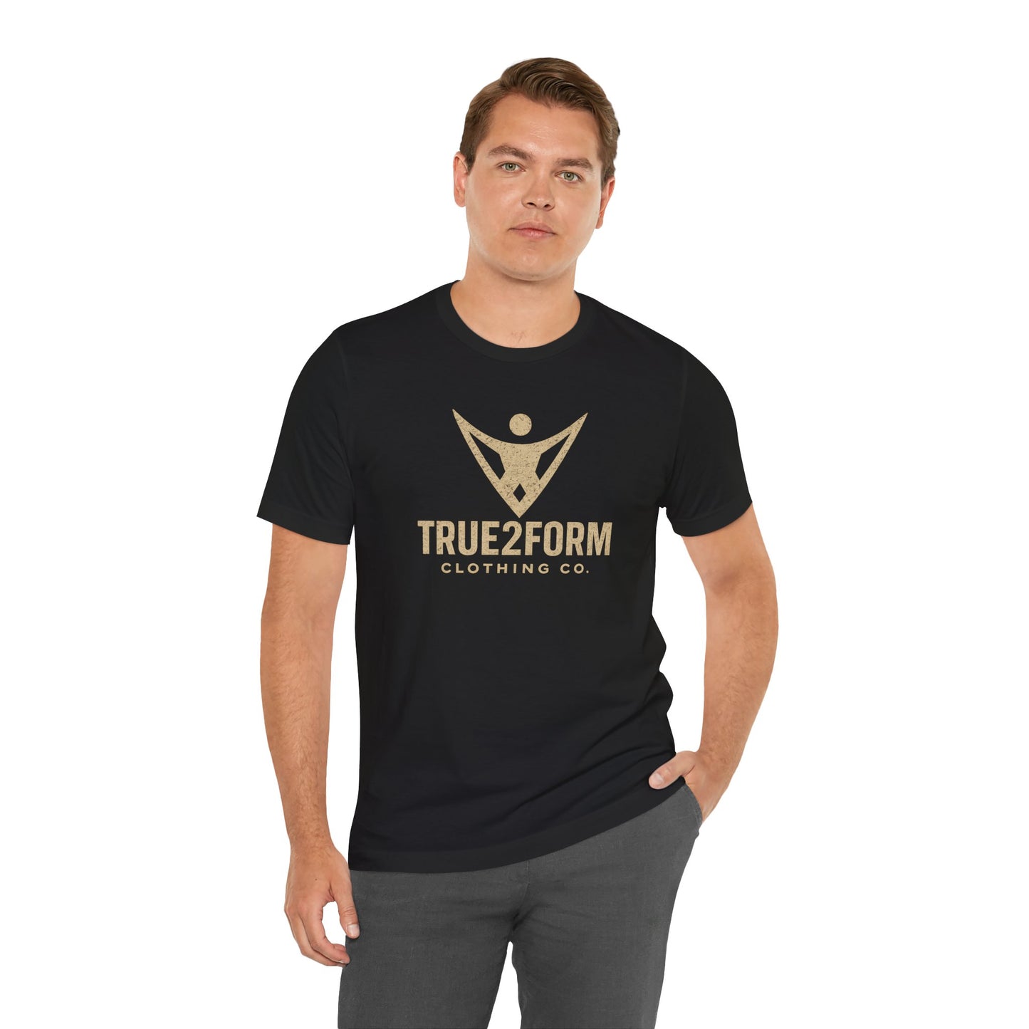 True2Form Original - 'Wheat Logo Tee'