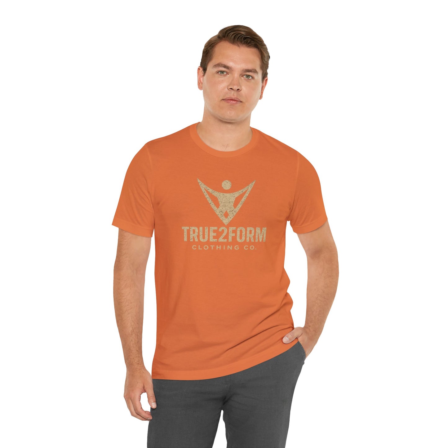 True2Form Original - 'Wheat Logo Tee'