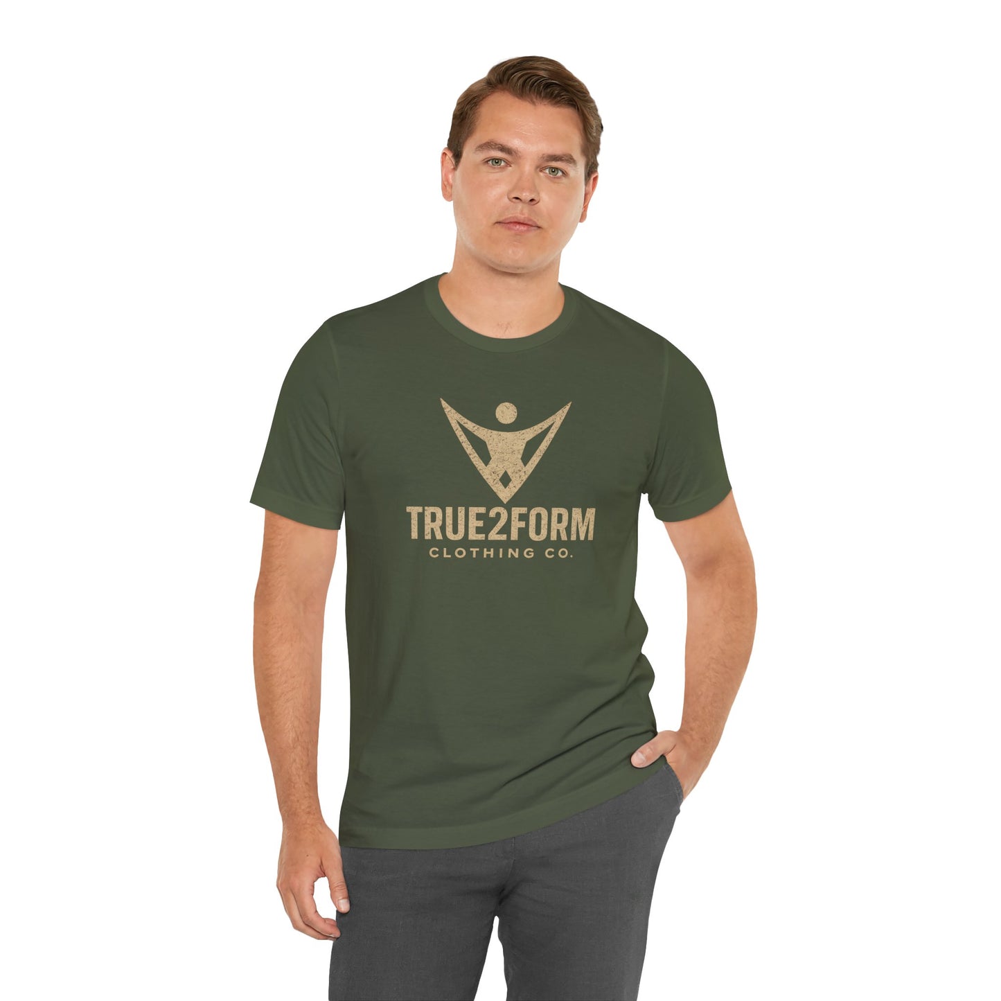 True2Form Original - 'Wheat Logo Tee'