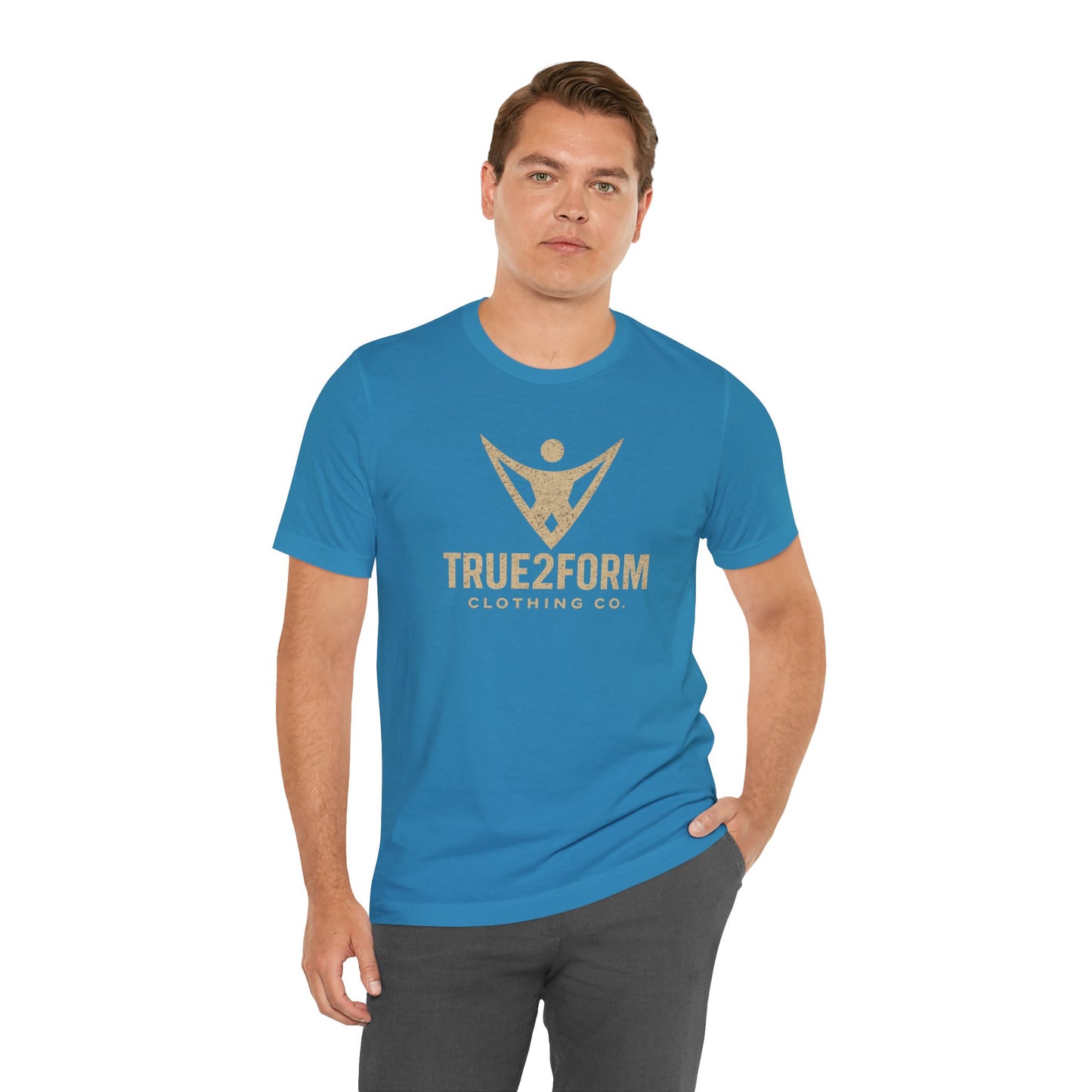 True2Form Original - 'Wheat Logo Tee'